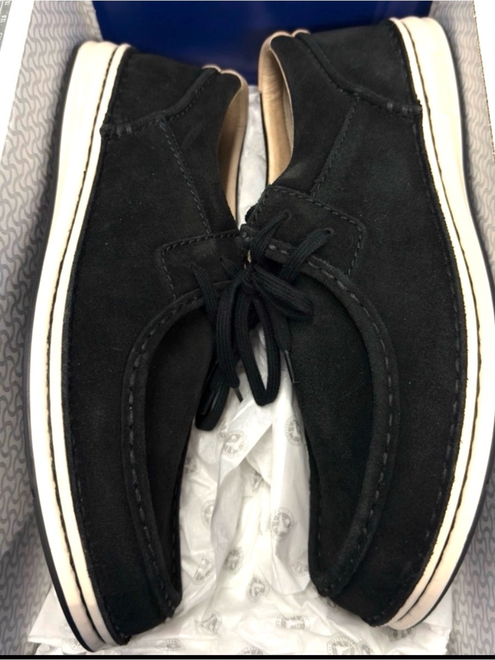 NEW Birkenstock Pasadena Suede Moccasin Oxfords Black - EU 44 US 11 - Picture 5 of 13
